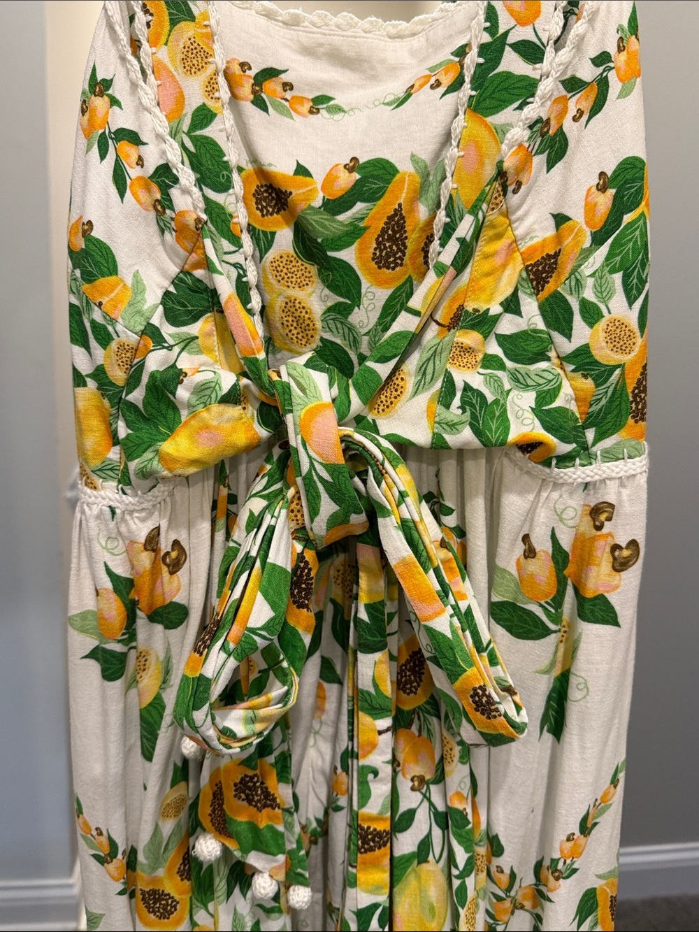 FARM Rio Papaya Salad Midi Dress medium - Picture 11 of 14
